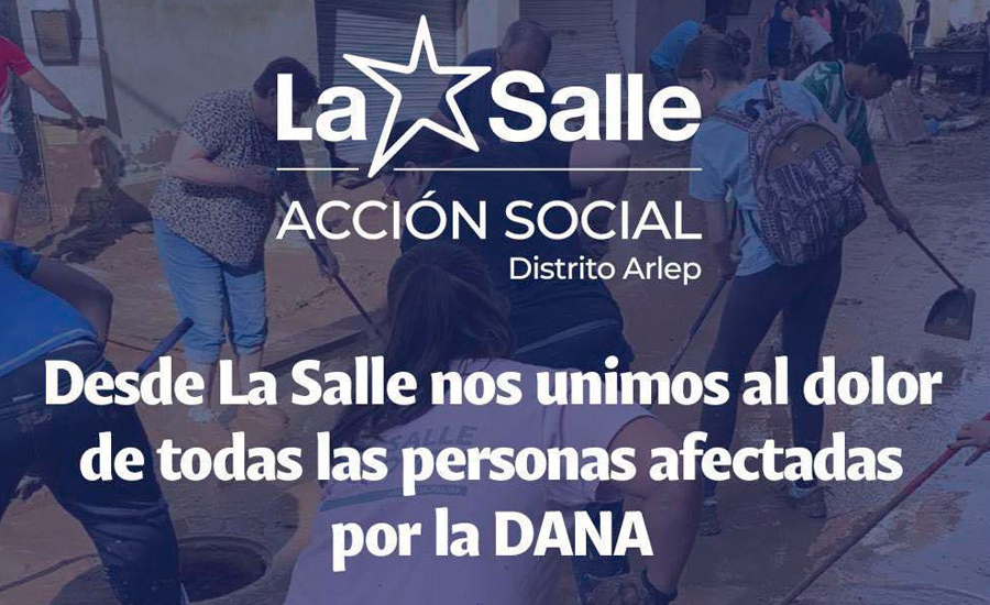 La Salle Acción Social anima a colaborar para ayudar a los afectados por la DANA